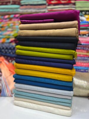 AZ Branded Cutpiece: Multi-Color Pure Cotton Fabric Pieces for Stitching