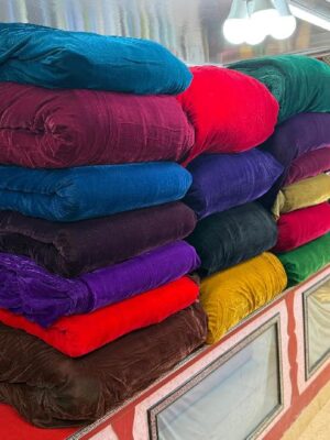 Premium Micro 9000 Velvet Fabric – Ultra Soft & Luxurious Winter Collection | AZ Branded Cutpiece